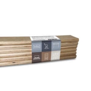 Slatted frame for bed