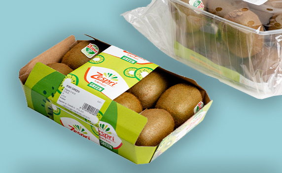 Packaging fruit & vegetables by banding