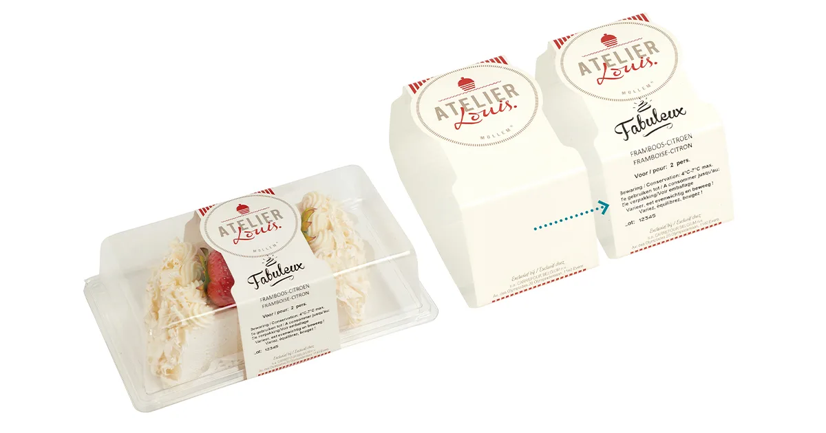 Choosing Banding Material Pre printed roll beside a plain roll with an inline printer 7 Printed banding roll and plain roll with inline printing